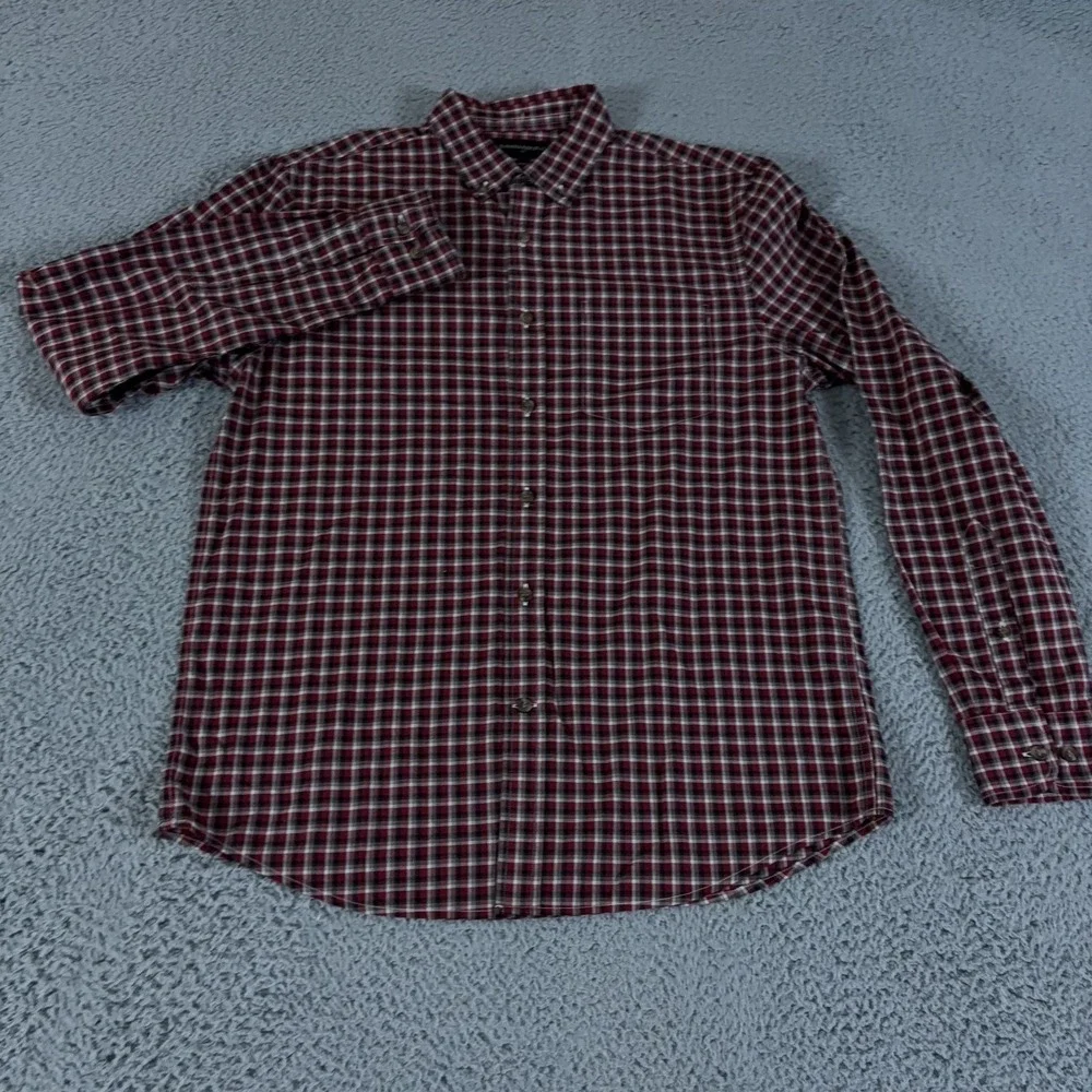 LOT OF 2 Banana Republic Shirt Mens Medium Button Down Untucked Oxford Preppy